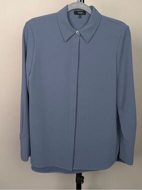 Theory SUNAYA Crepe button up shirt